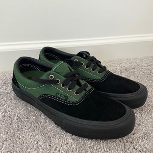 Vans Era Pro - Black/Alpine green, US Men’s 7.0, No tags/box.